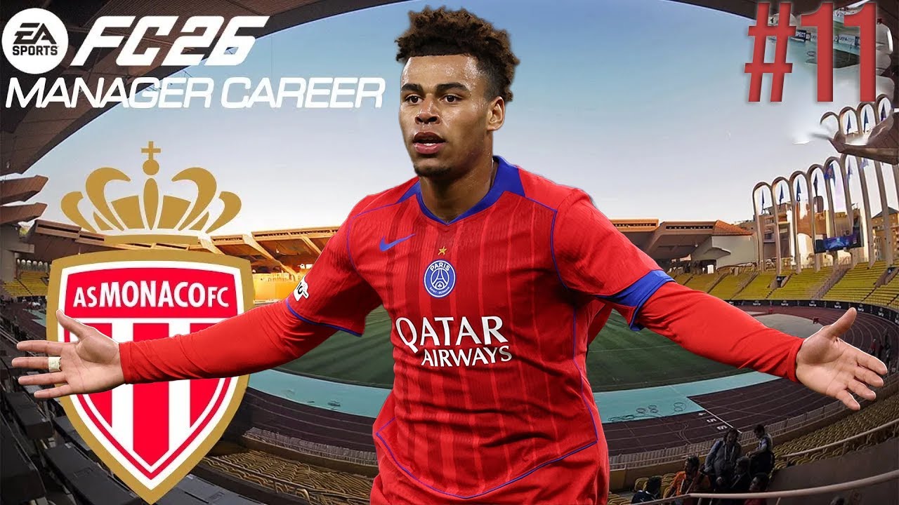 EA FC 26 | Режим карьеры ФК «МОНАКО» | #11 | ПОБЕДА ОТ ПСЖ!!!
