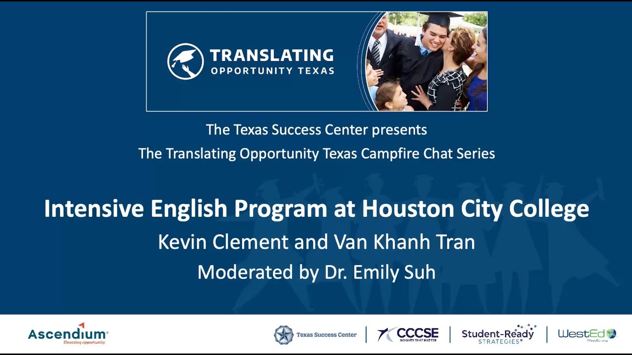 Campfire Chat 1: Intensive English Program at Houston City College
