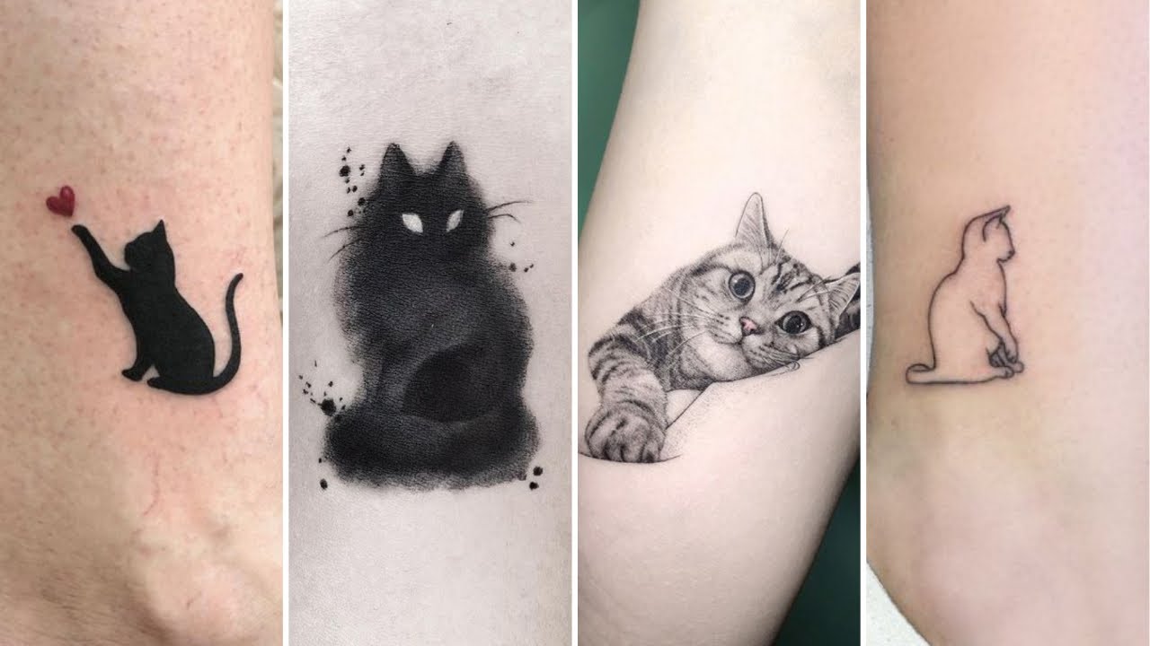 45+ Cutest Small Cat Tattoo Design Ideas For Girls 2025 | Smal Cat Tattoo Designs | Women's Tattoos!