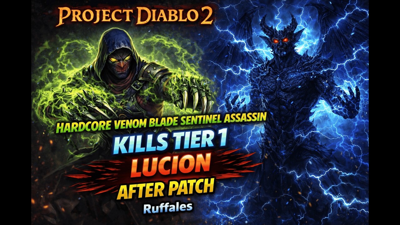 PD2 S12 HC - Venom Blade Sentinel Assassin - Tier 1 Lucion