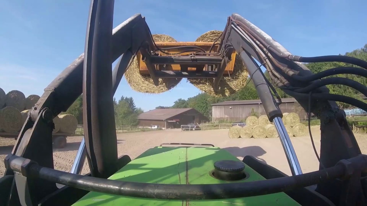 Ballen Transport mit Deutz Dx 6.30 SOUND!