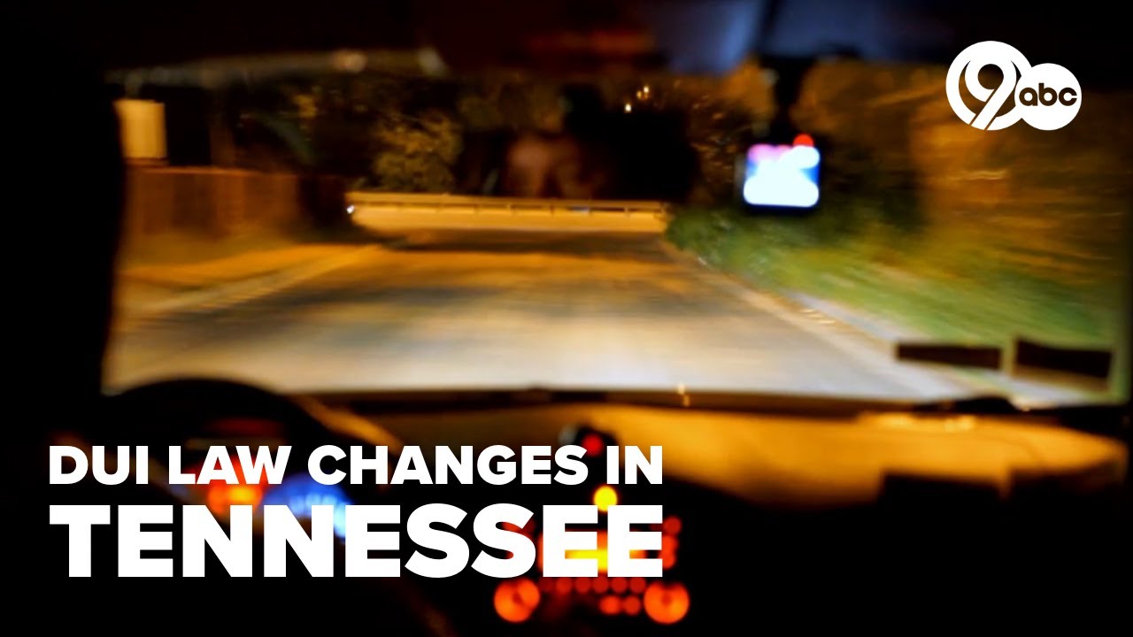 New Tennessee drunk driving law lowers BAC threshold for stricter penalties