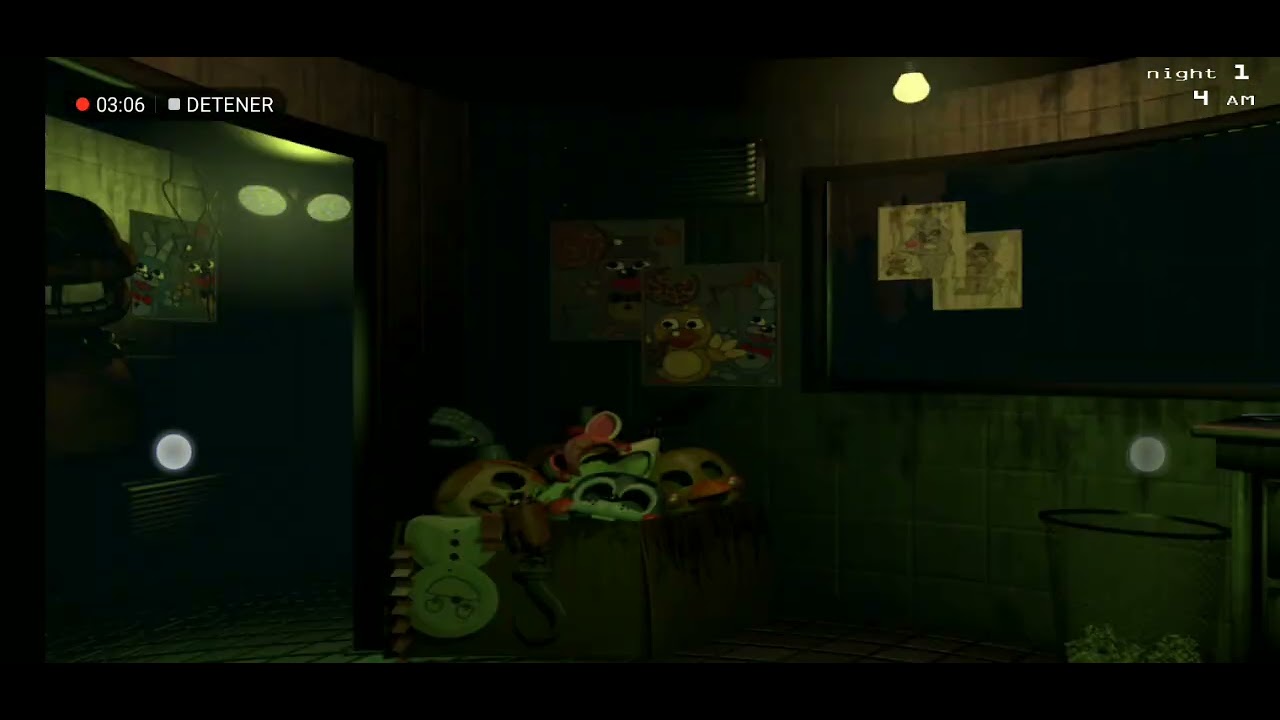 Five nights at freddy's 3 primera noche