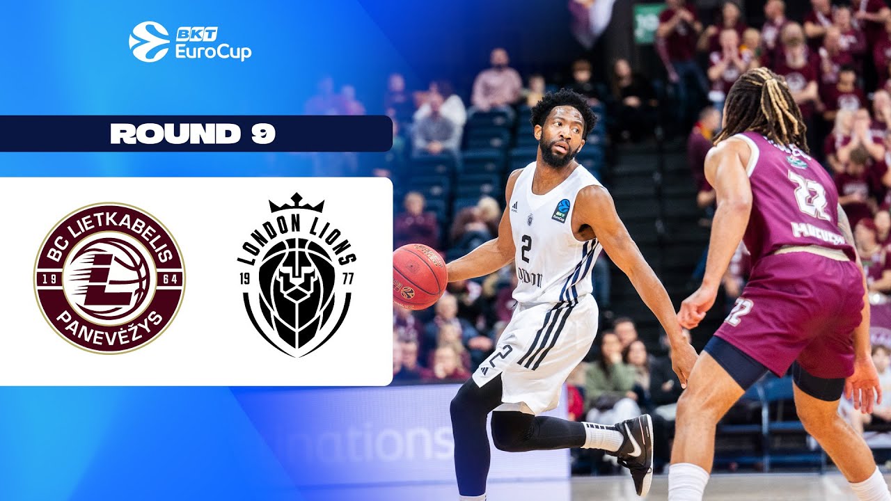 Lietkabelis Panevezys - London Lions | Round 9 | EuroCup Basketball 2025-26