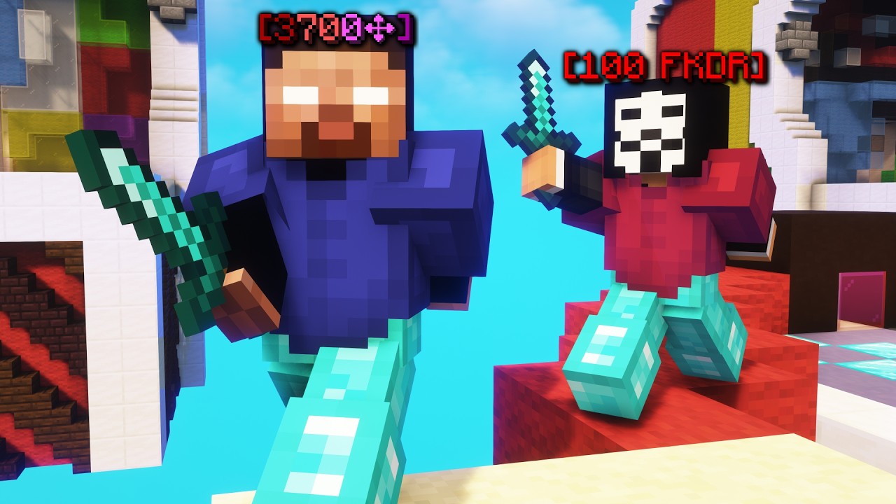Beating 100 FKDR Cheaters... | Hypixel Bedwars