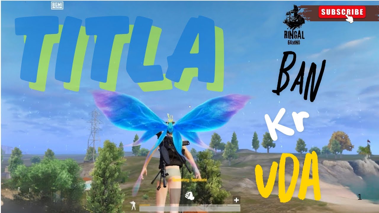 Titli 🦋 ban kar ud rhe | Ringal Gaming | #viral #tranding #bgmi #youtube #viralvideo #trendingvideo 