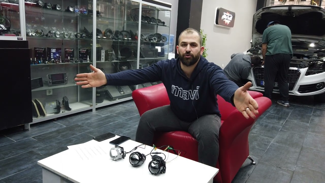 Bi-Led Lazer Projektör ( Yeni Ürün )
