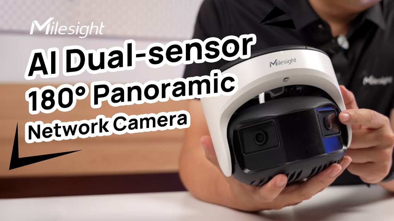 Introducing Milesight AI Dual-sensor 180&deg; Panoramic Camera