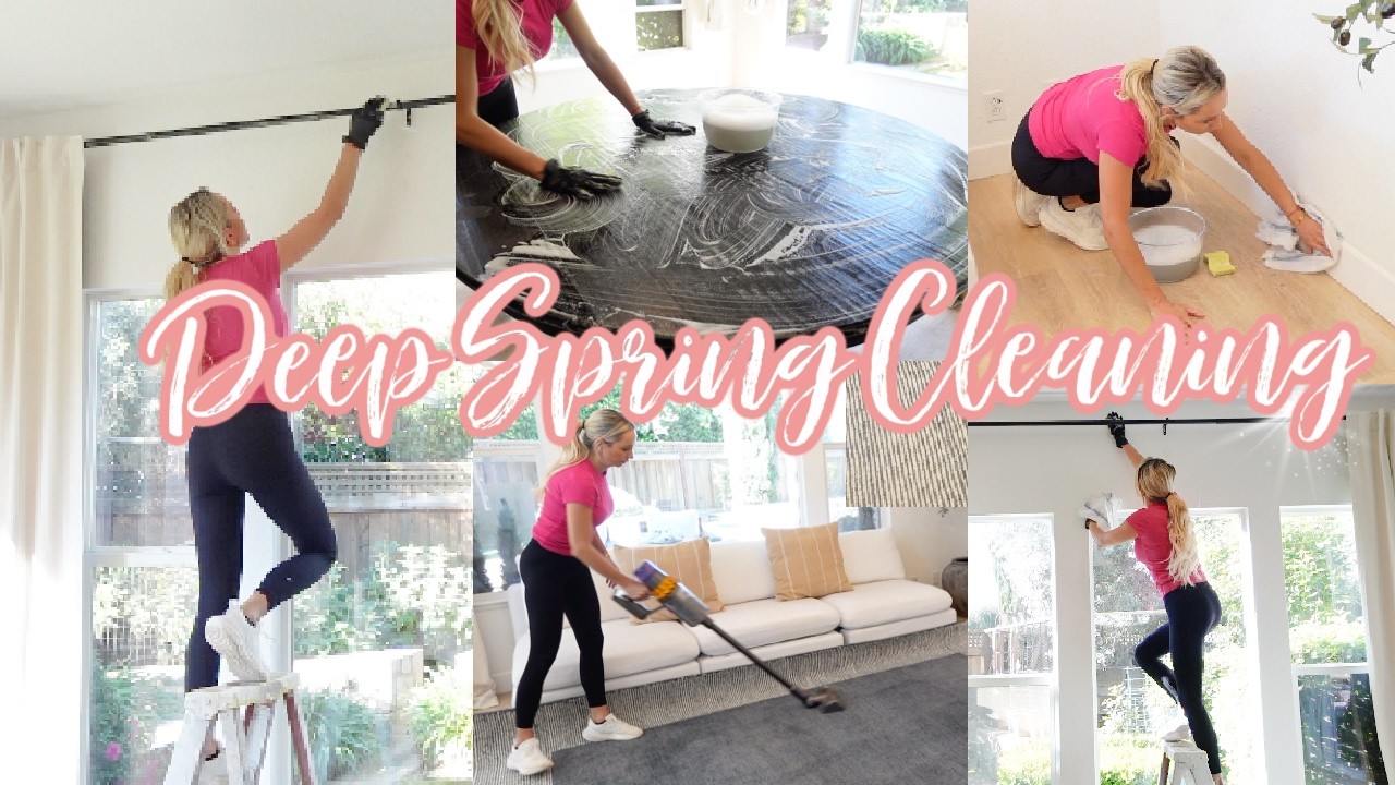 DEEP CLEANING THE HOUSE FOR SPRING 🧼