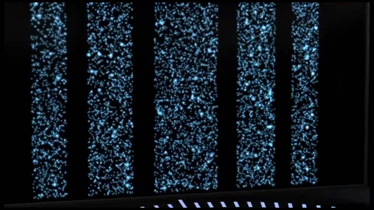 Das Doppelspaltexperiment aus dem Film Epos Dei