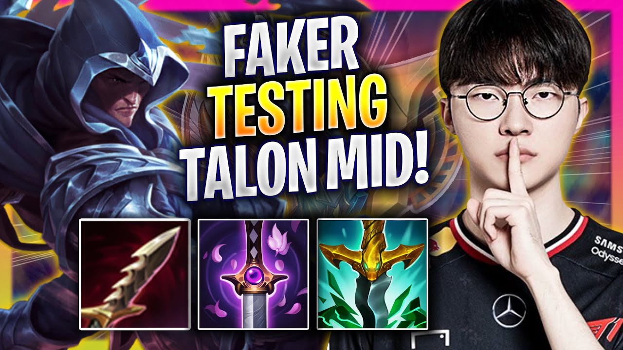 FAKER TESTING TALON MID IN KOREA SOLOQ! - T1 Faker Plays Talon MID vs Zoe! | Season 2025