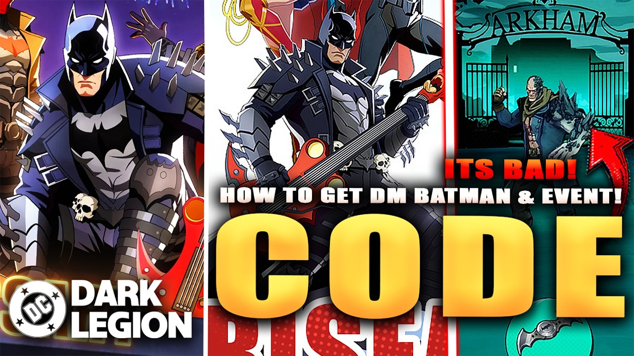 *NEW CODE* & HOW TO GET DM BATMAN! EVENT GUIDE & THIS SUCKS! (DC: Dark Legion)