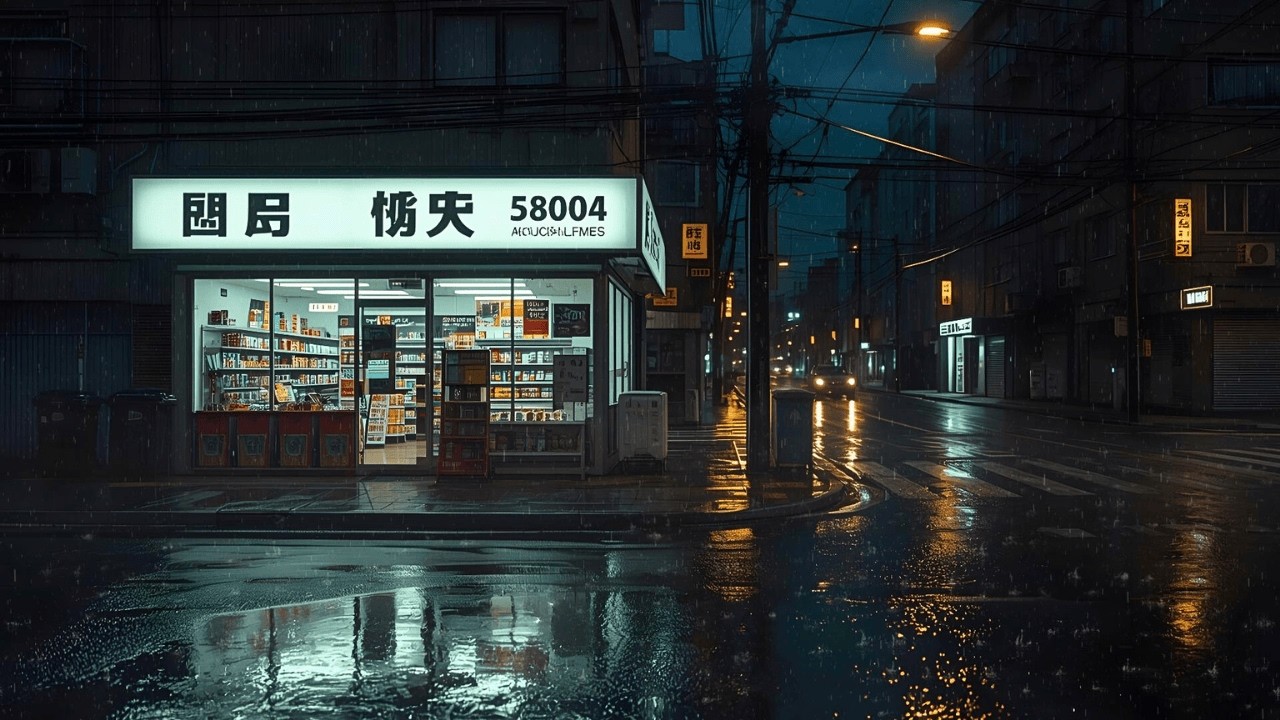 Tokyo After Midnight 🌙 Rain & Lofi for Deep Sleep | Midnight Tokyo Lofi