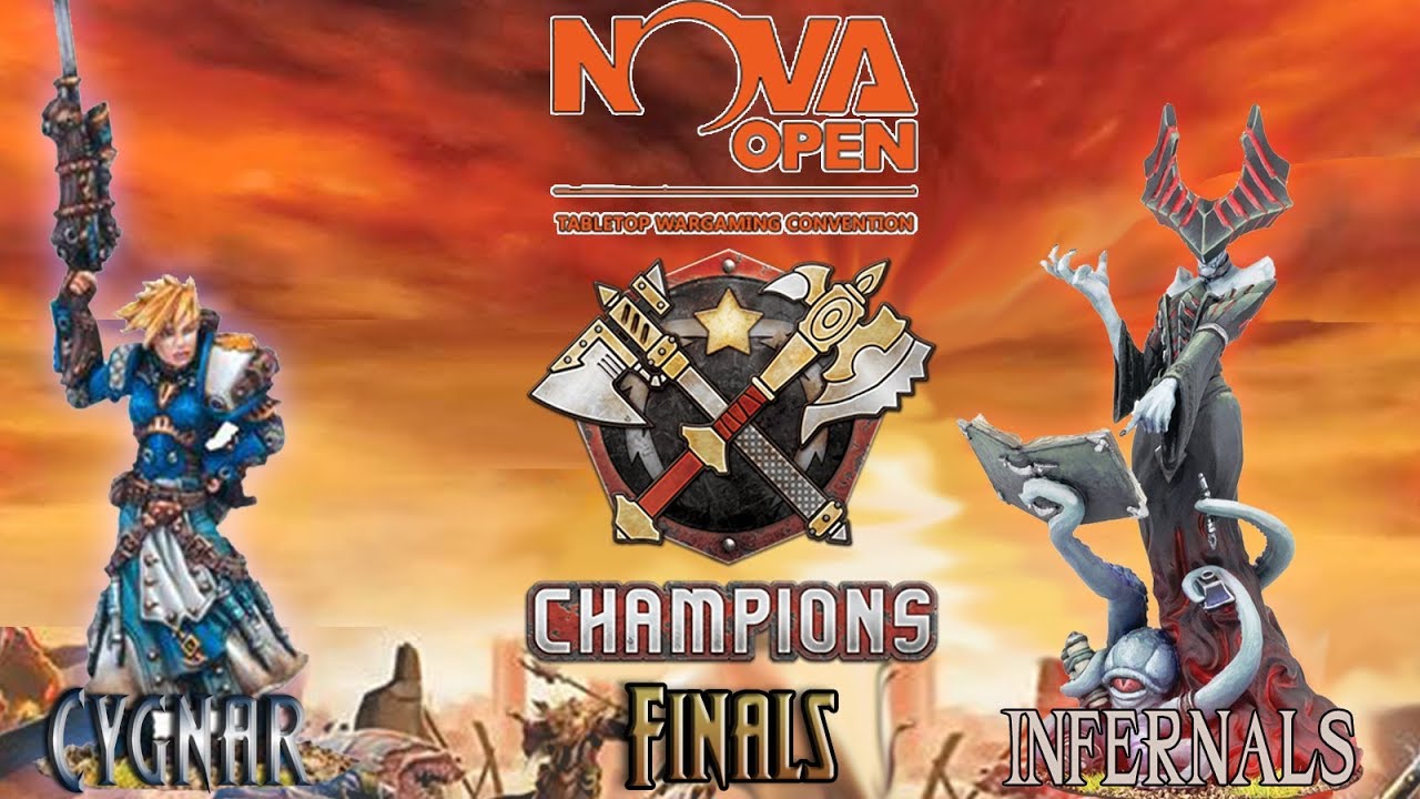 Warmachine & Hordes - NoVa Open 2019 Champions Finals Cygnar vs. Infernals - Tournament Report