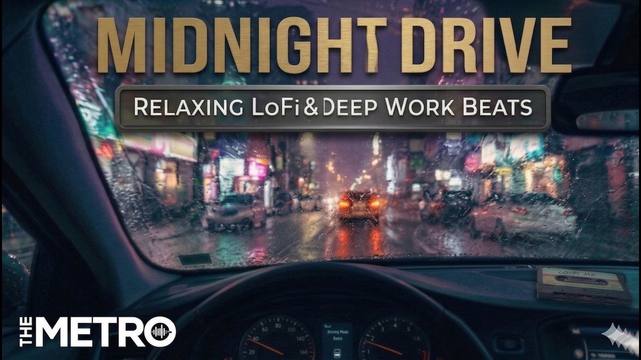 MIDNIGHT DRIVE 🛣️ Lofi Radio | Relaxing Lo-Fi for Chillout & Deep Work Beats 🌃 #lofi #chill