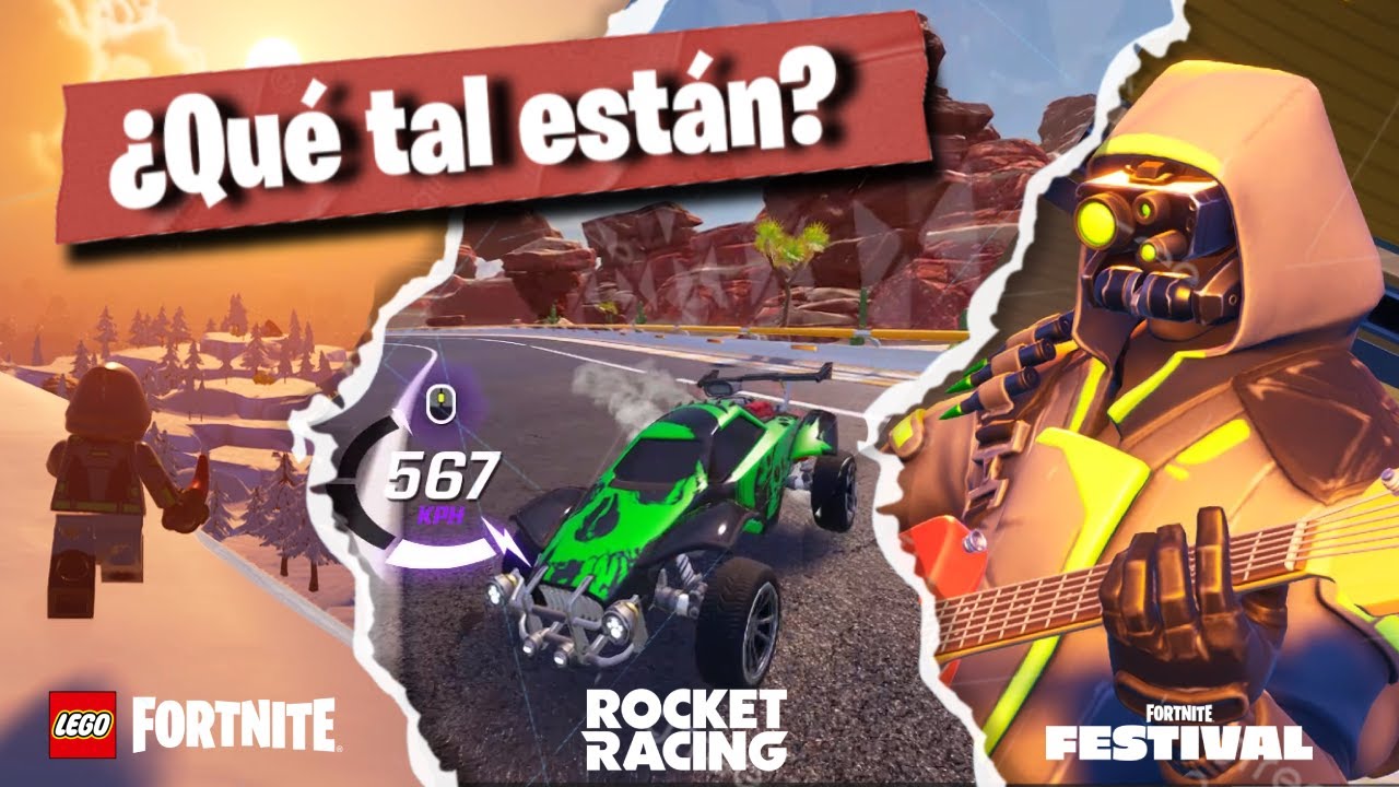 Los nuevos MODOS de Fortnite - LEGO / Rocket Racing / Festival - Opinión