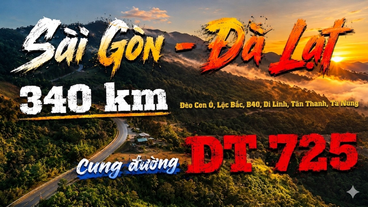Sài Gòn đi Đà Lạt bằng cung đường ĐT 725 mùa này quá đẹp. Tuy xa nhưng gần! #DT725 #dalat