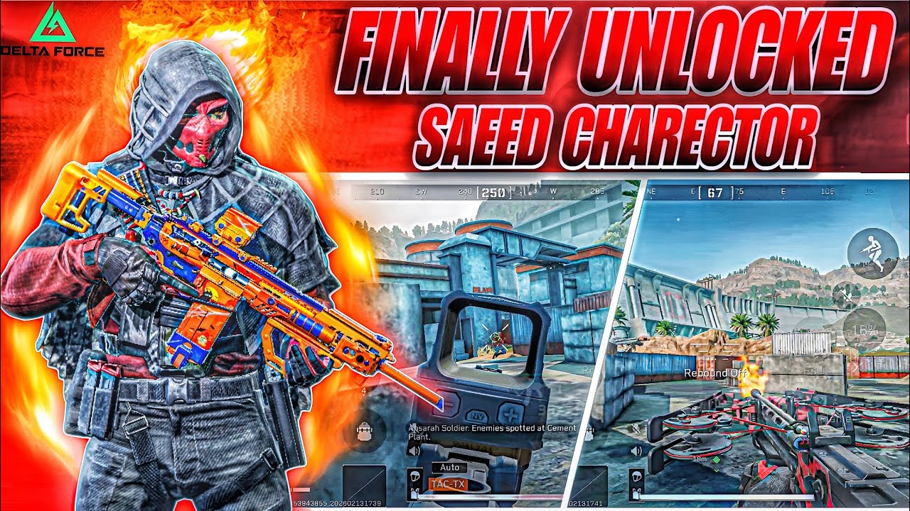 FINALLY UNLOCKED SAEED - 1V3 CLUTCH | 3,000,000 LAKHS LOOT | DELTA FORCE MOBILE SEASON 8 GAMEPLAY 