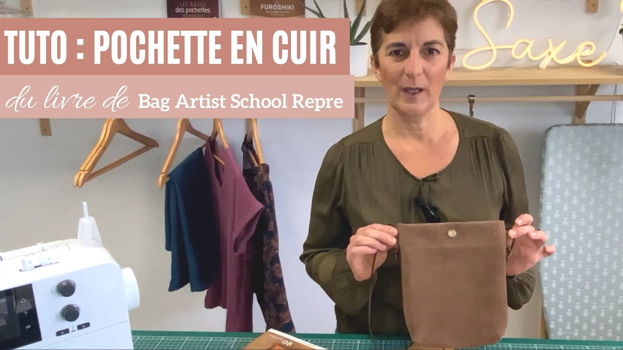 TUTO couture : Coudre sa pochette en cuir