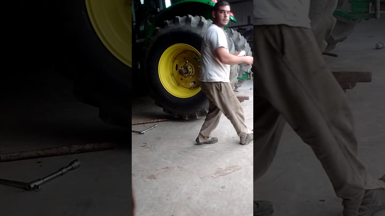 como abrir o cerrar trocha trasera john deere 7515