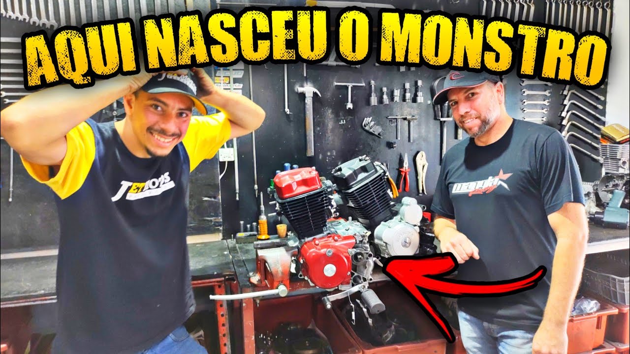 PARTE DE CIMA 150 NO MOTOR VARETA / FUI NA OFICINA DO MANGLA DESCOBRIR COMO NASCEU O PROJETO