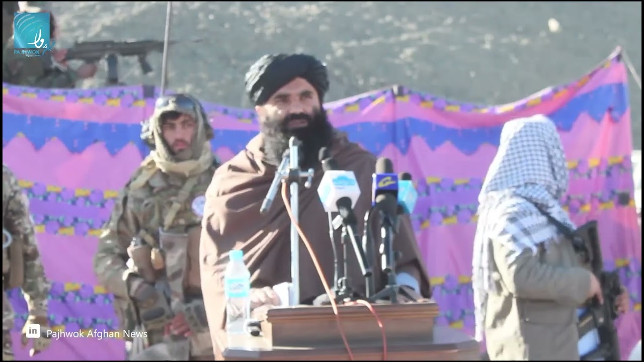 د کډوالو وزارت د سرپرست د جنازې په مراسمو کې د خلیفه سراج‌الدين حقاني د وينا يوه برخه