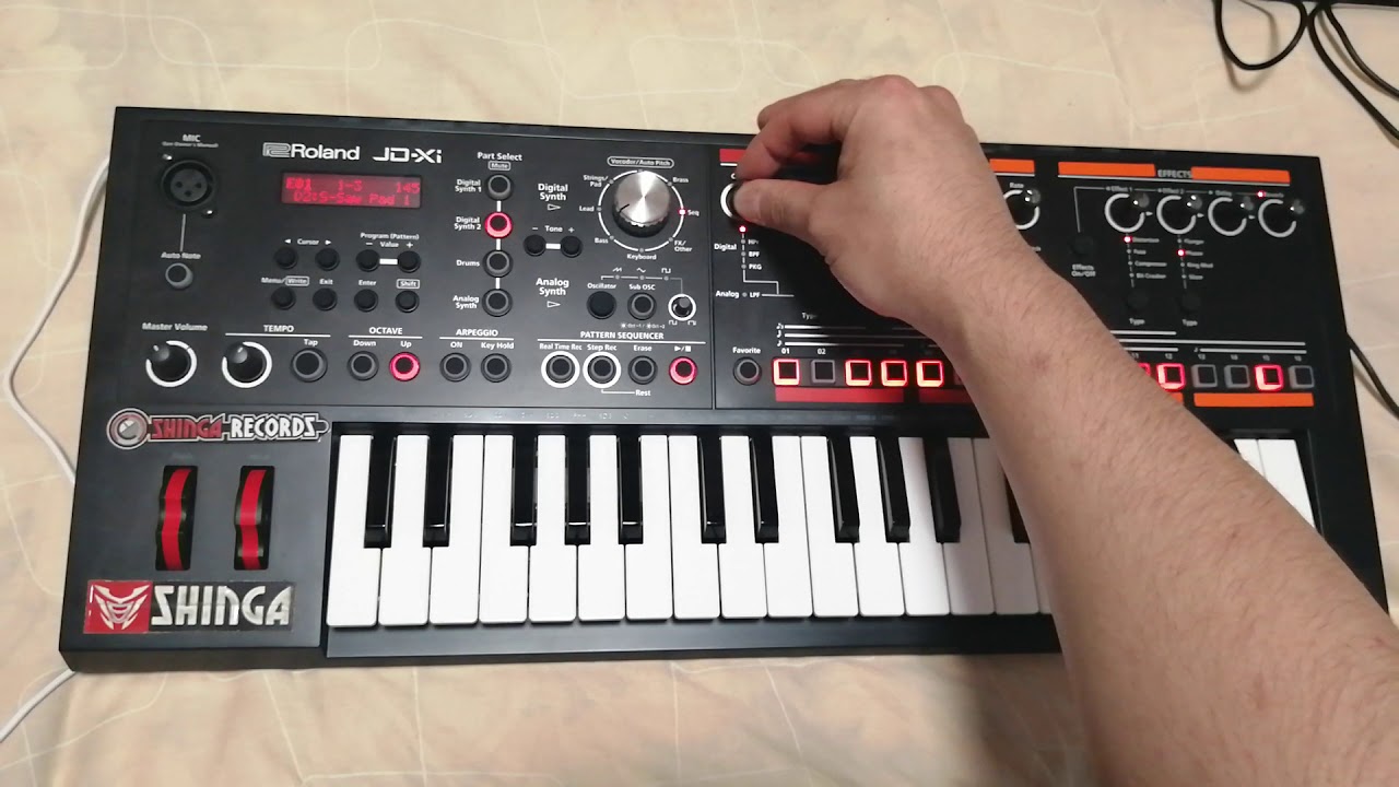 Roland JD-Xi 　古き良きトランス