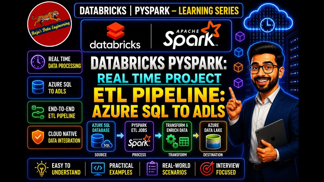 19. Databricks и Pyspark: ETL-конвейер Azure SQL в ADLS в режиме реального времени