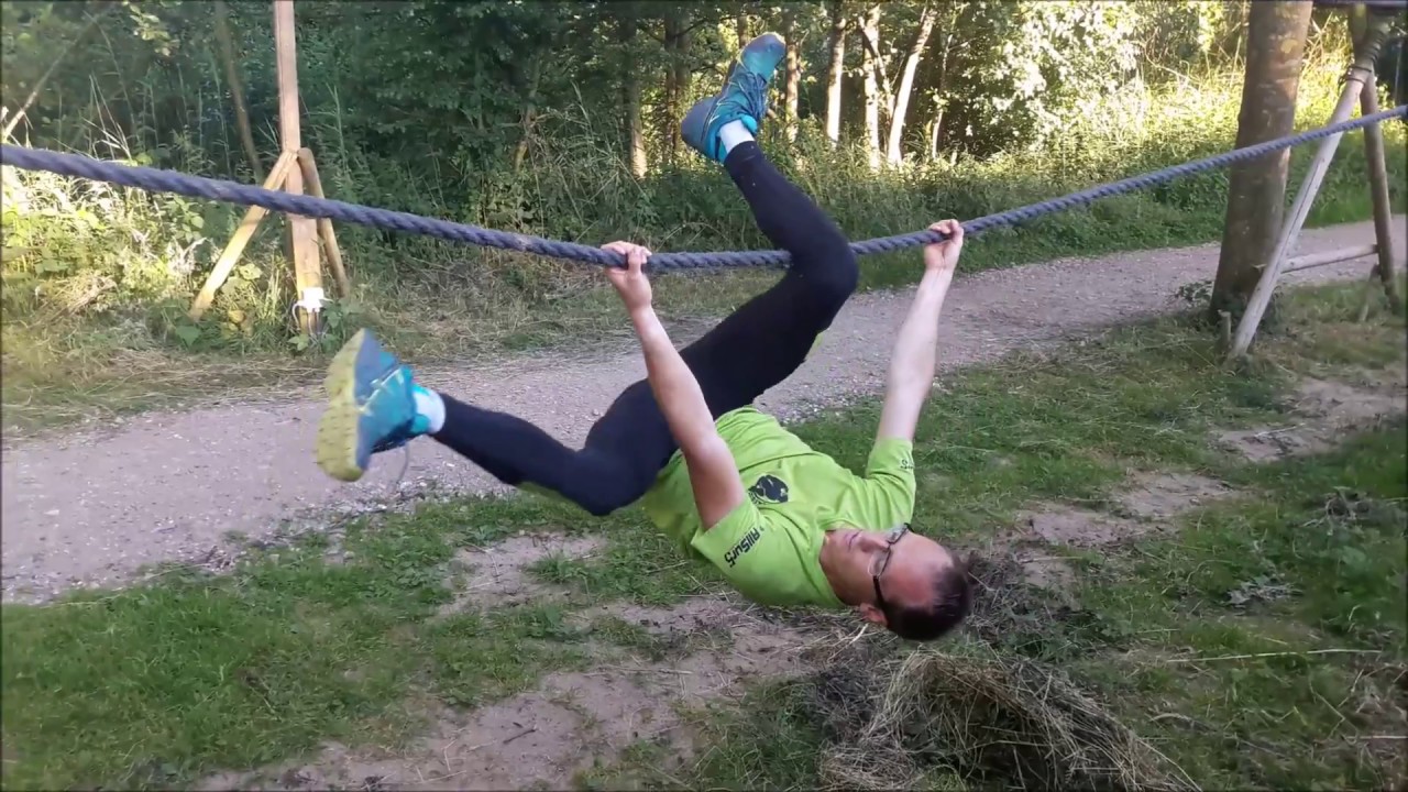 Survivalrun Tutorial Techniek 016 alle apenhang combinaties