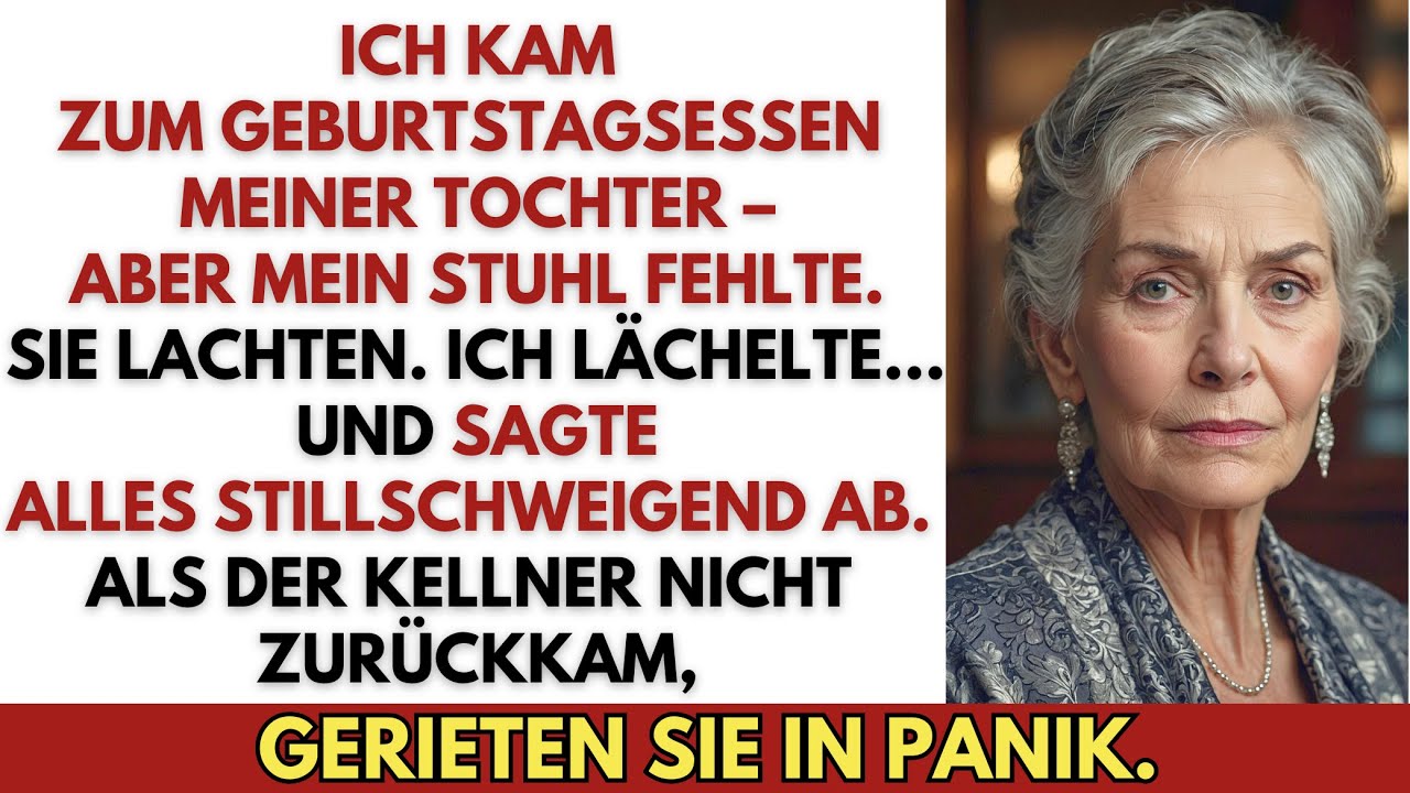 Ich sagte das Geburtstagsessen meiner Tochter ab – sie schloss mich aus, ich holte mir alles zurück.