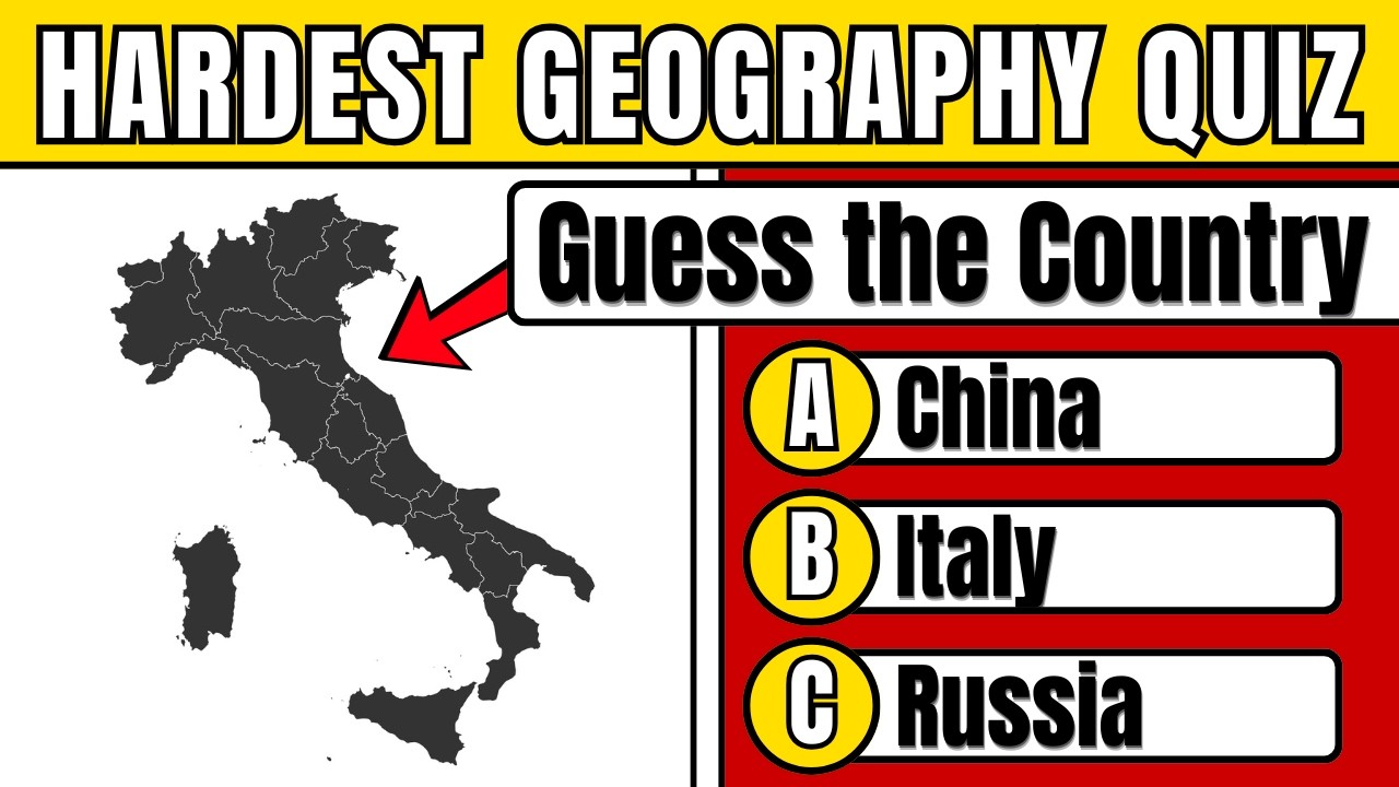 Hardest Geography Questions | World Geography Quiz 🌍 – 140 Questions