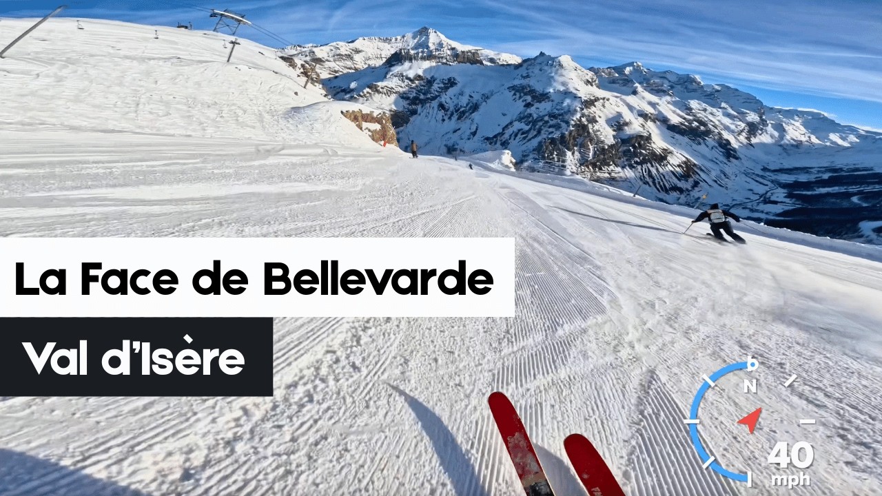 The Perfect Ski Run? | La Face de Bellevarde, Val d’Isère (4K POV)