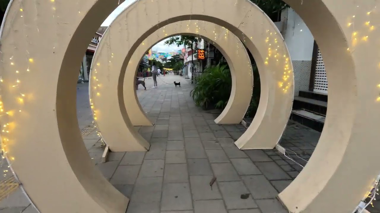 Playa del Carmen Caminando por la Quinta Avenida - Playa del Carmen Walk 4k