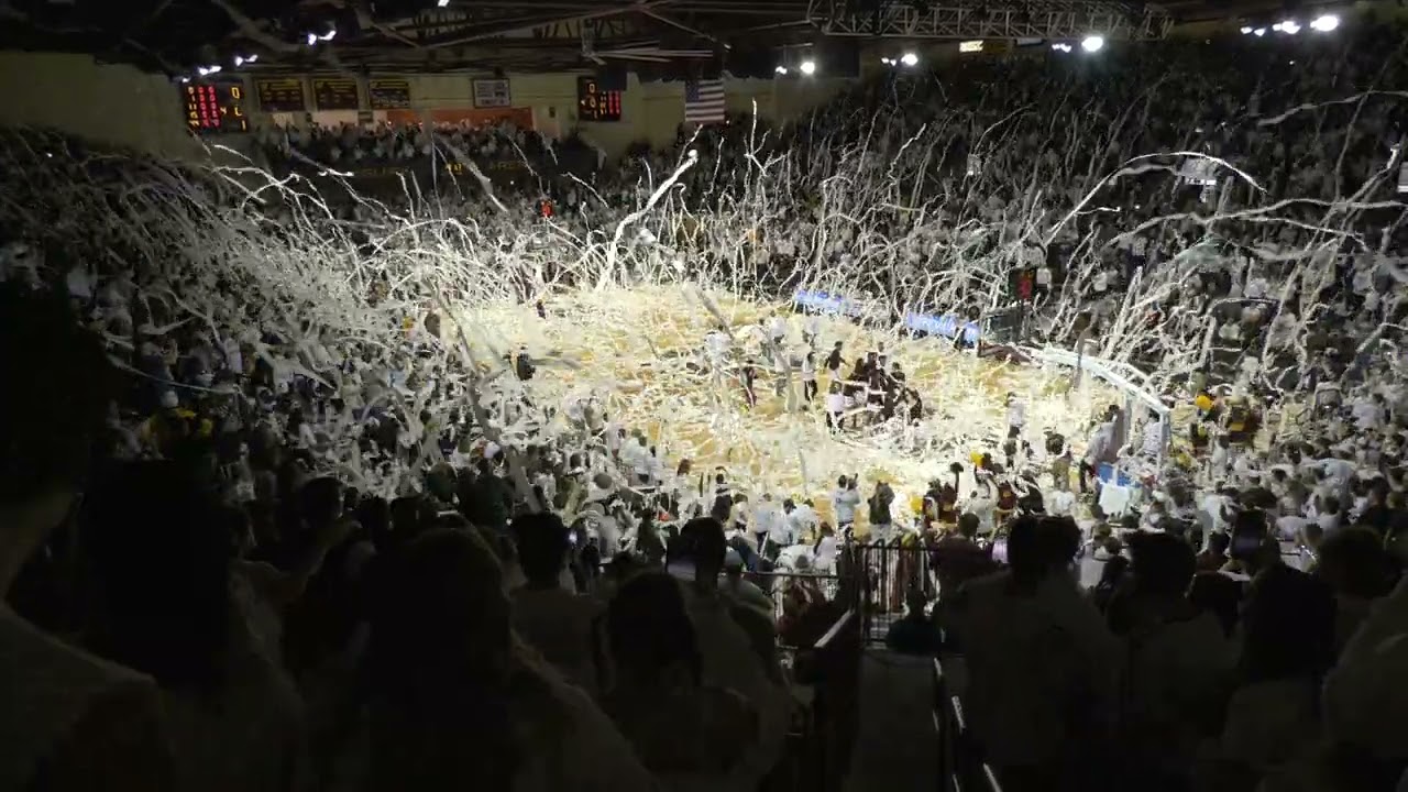 Central Michigan University Toilet Paper Toss Game 2023 (40th anniversary)