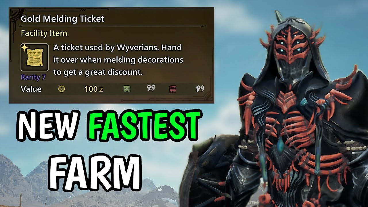 New BEST Golden Melding Ticket Farm in Monster Hunter Wilds!