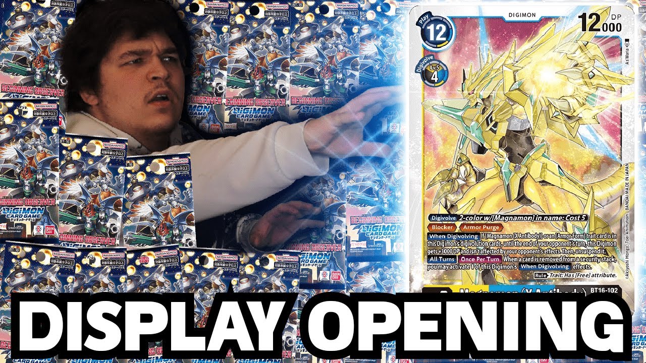 Auf der Suche nach dem LEGENDÄREN MAGNAMON! | Digimon TCG BT-16 Opening