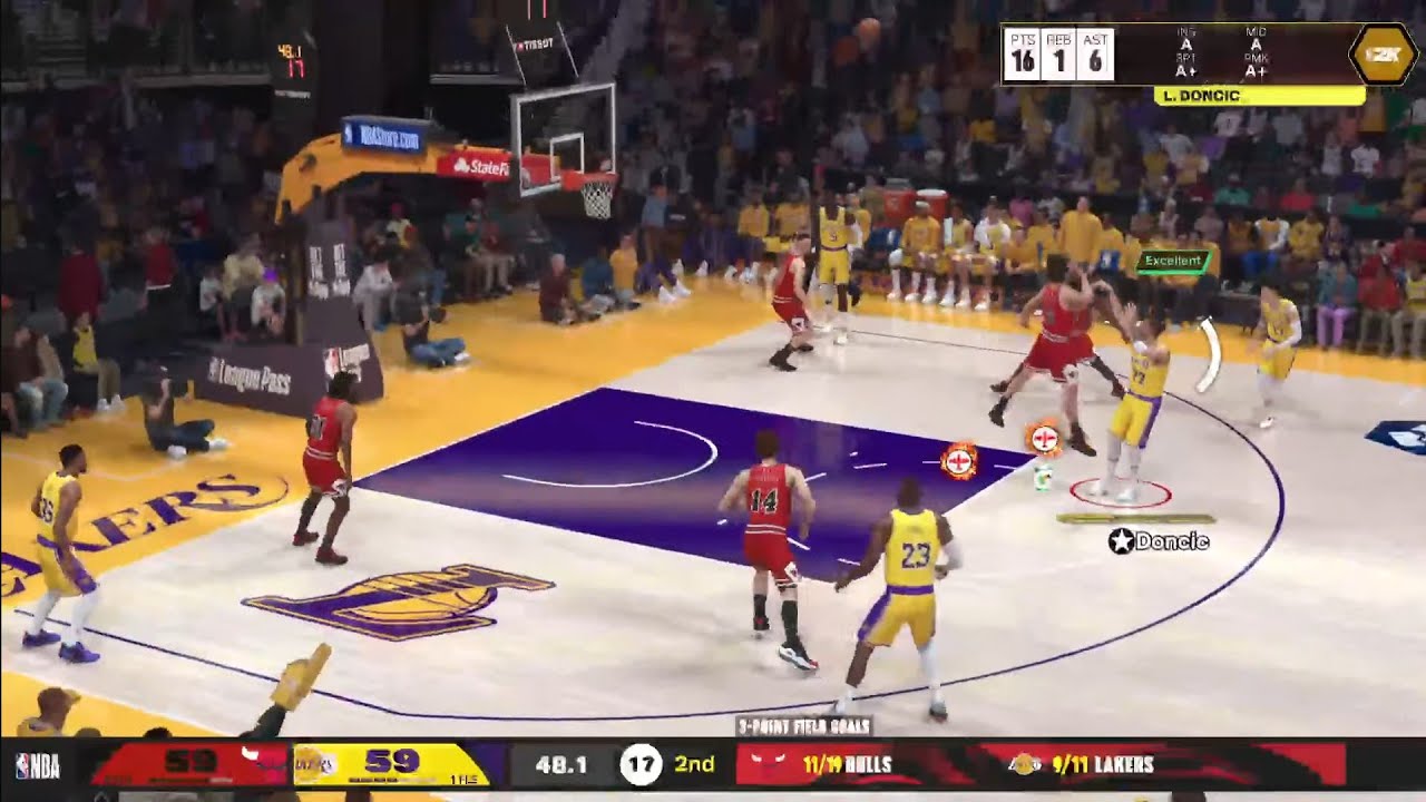 🟡Live | NBA2K26 | CHICAGO BULLS vs LOS ANGELES LAKERS 