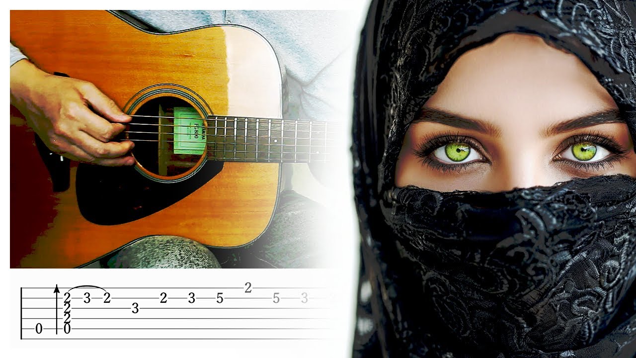 Jasmine [Arabic/Spanish Melody] Guitar Lesson w/ Tabs!
