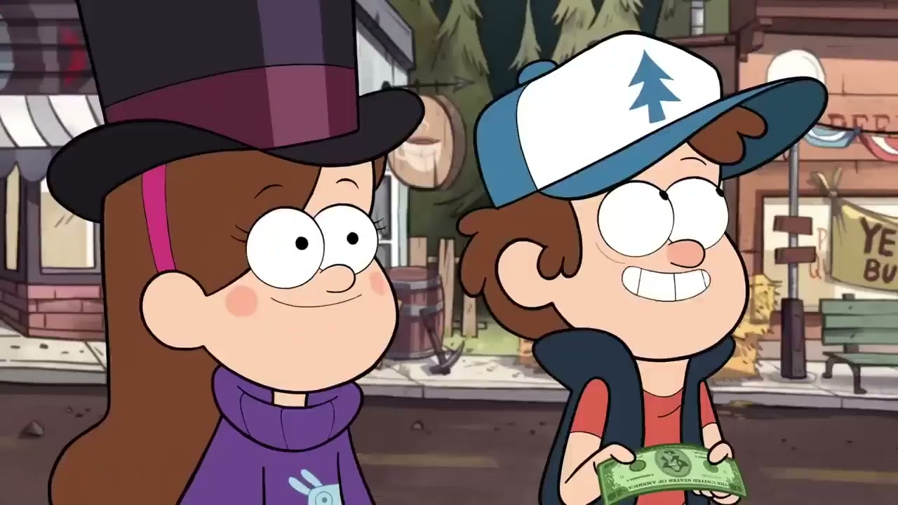 Quentin Trembley and Mabel Pines... AWAY!