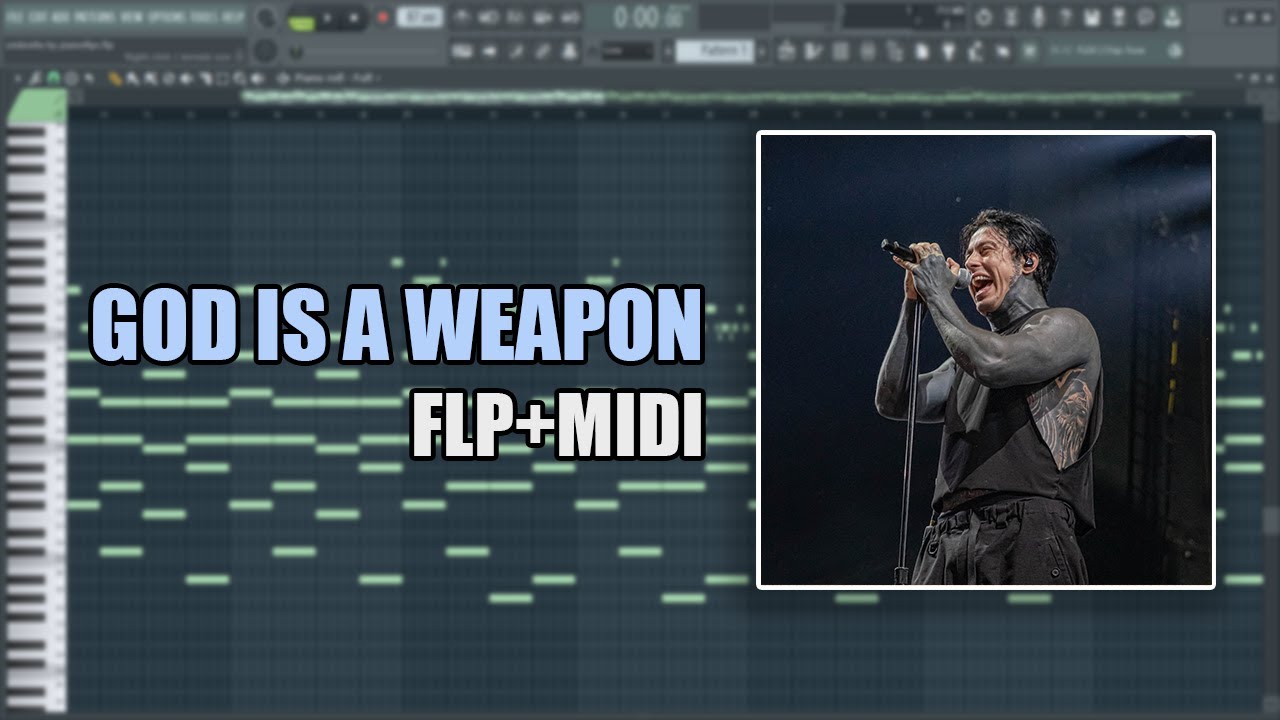 Falling In Reverse - God Is A Weapon (MIDI + FLP) (FL Studio Piano Tutorial / Cover)