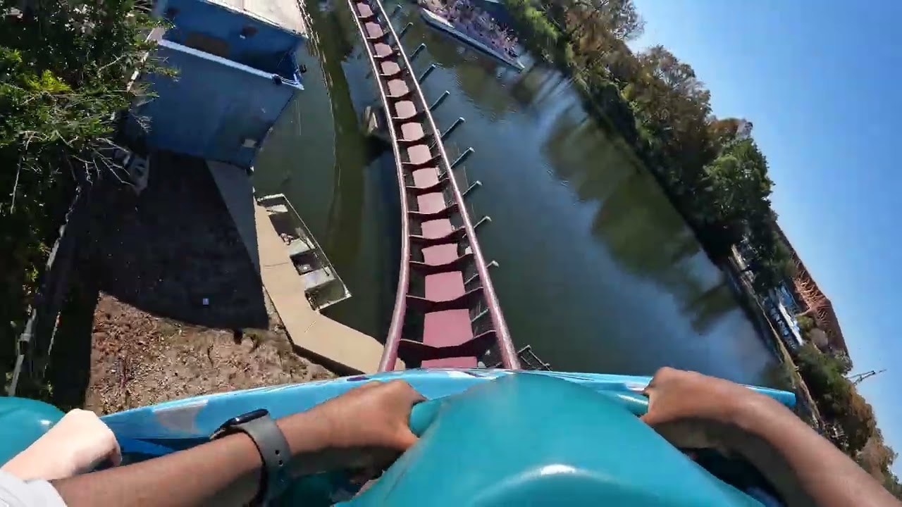 Mako POV (Front Row) 4K30FPS - SeaWorld Orlando
