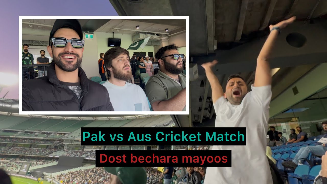 Pak vs Aus cricket match at MCG | Sydney to Melbourne | Dost bechara mayoos | Wisal Haider