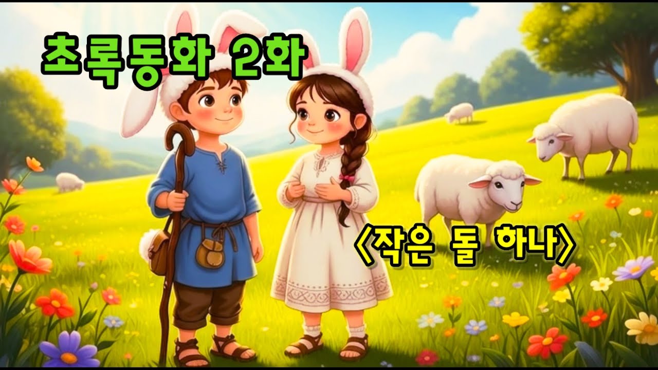 ​[초록동화 2화] 작은 돌 하나가 거인을 이기는 법 (ft. 토리와 루리)#용기 #다윗과골리앗