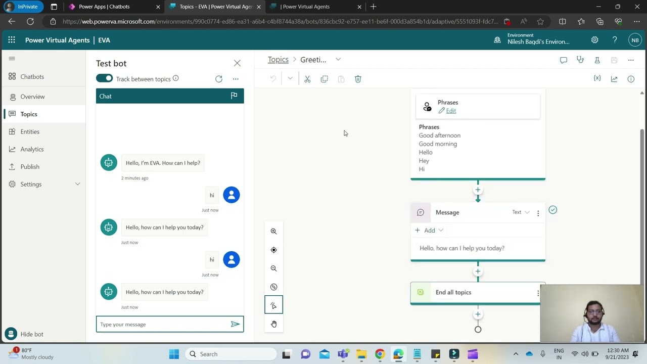 Power Virtual Agent Tutorial V1