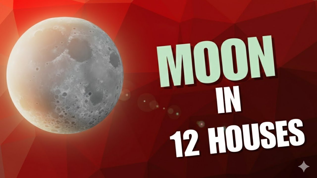  Moon in 12 Houses – Moon Reveals It All | Mind, Mother & Emotional Blueprint 🌙