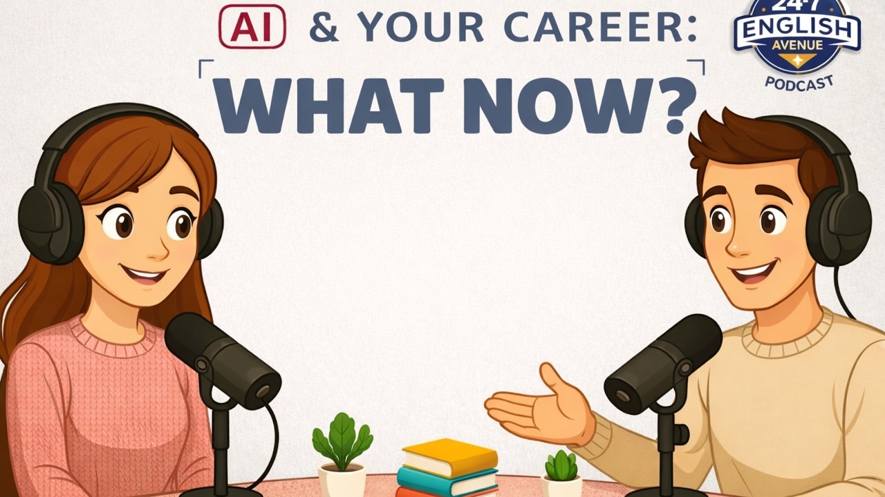 English Podcast for Easy English Conversation | Career Strategy For People With Too Many Interests