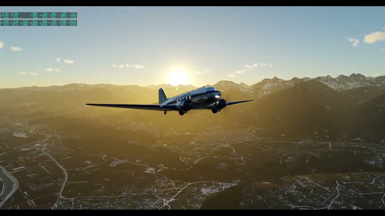 Mit der DC3 von Aeroworx von Insbruck nach Zürich