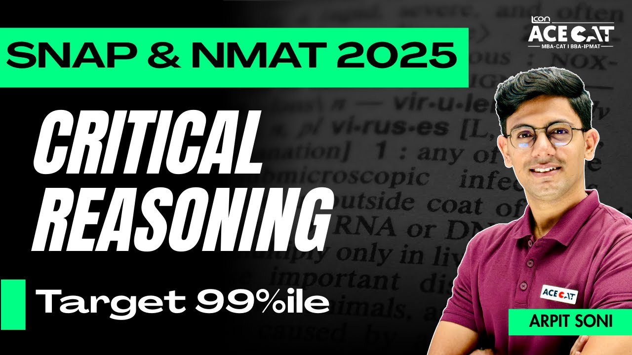 SNAP - NMAT 2025: Критическое мышление #01 | Наиболее ожидаемые типы вопросов и т.д.