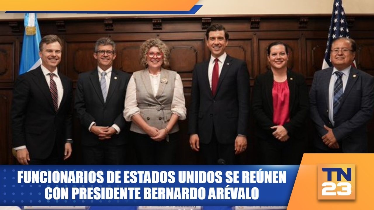 Funcionarios de Estados Unidos se reúnen con presidente Bernardo Arévalo