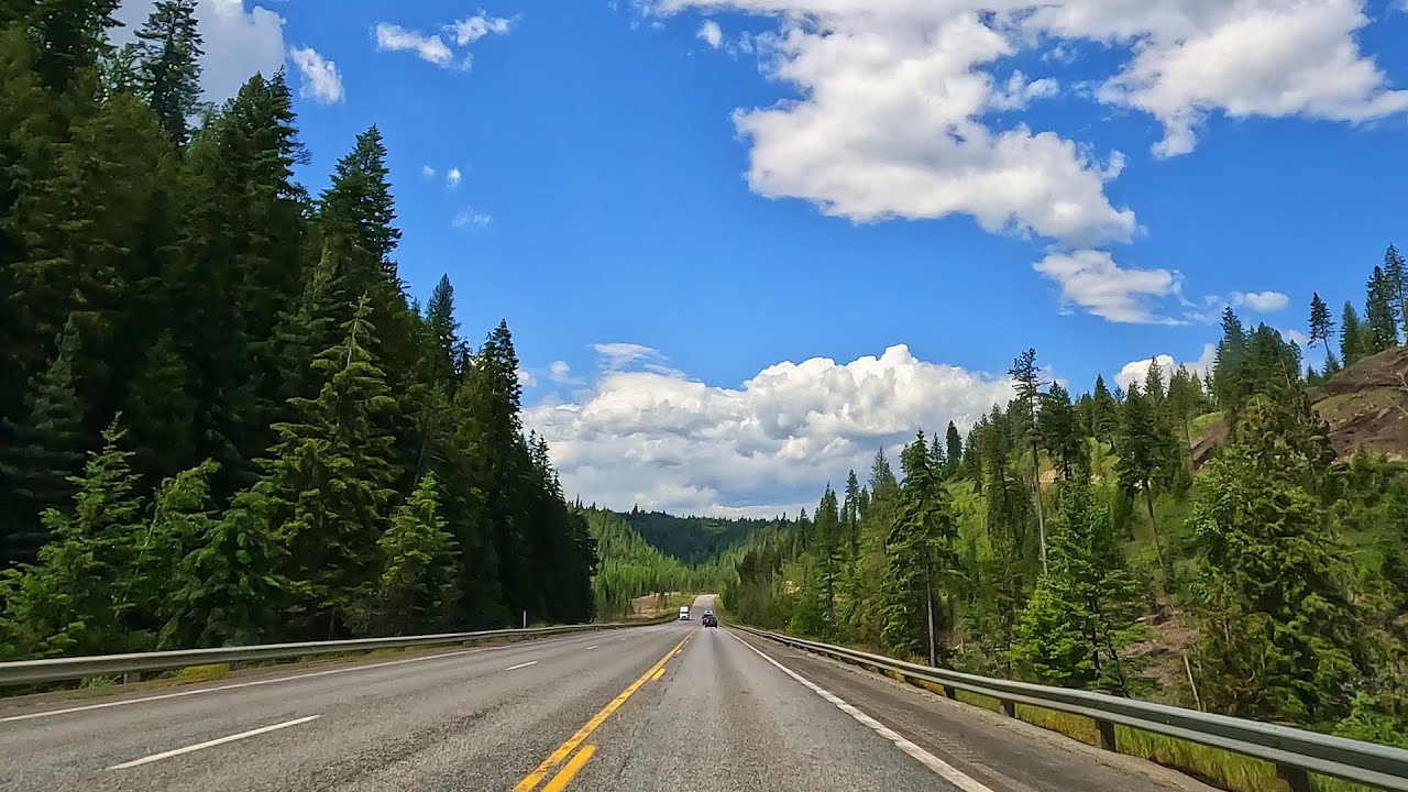A Drive From Sandpoint to Bonners Ferry in Idaho